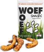 Woef Woef Snacks Hondensnacks Kippennekken - 5.00 KG - Verwensnacks Hondensnoepjes - Gedroogd vlees - Kip - vanaf 3 maanden - Geen toevoegingen