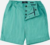 Mr Jac - Slim Fit - Heren - Korte Broek - Shorts - Garment Dyed - Pima Cotton - Groen - Maat XS