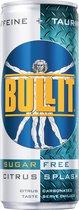 Bullit - Sugarfree citrus - sleekcan - 12x25 cl - NL