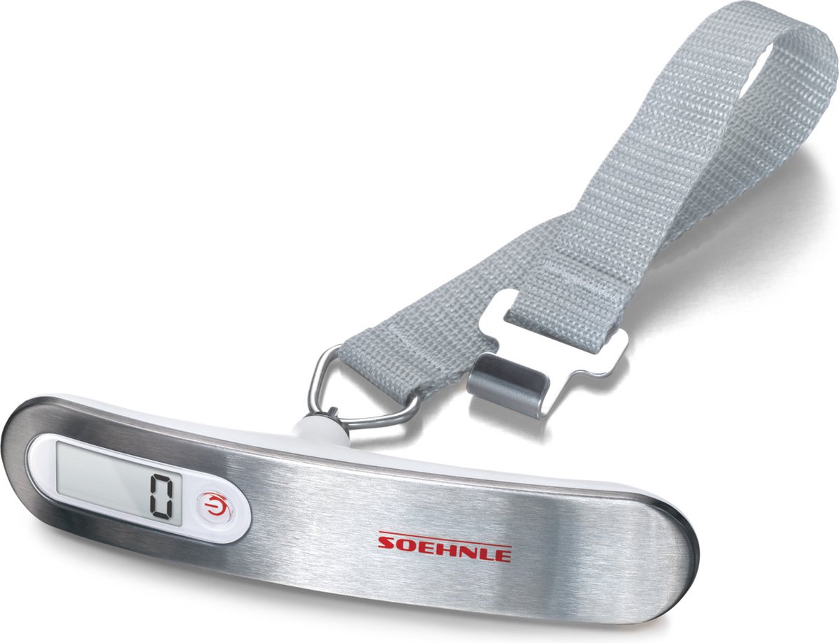 Soehnle bagageweegschaal digitaal travel - kofferweegschaal - 100 gr nauwkeurig - tot max. 50 kg