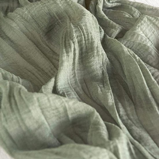 Tafelloper Beige Crème - Boho Vintage - 1 stuk - 90 x 300 cm - Rustieke
