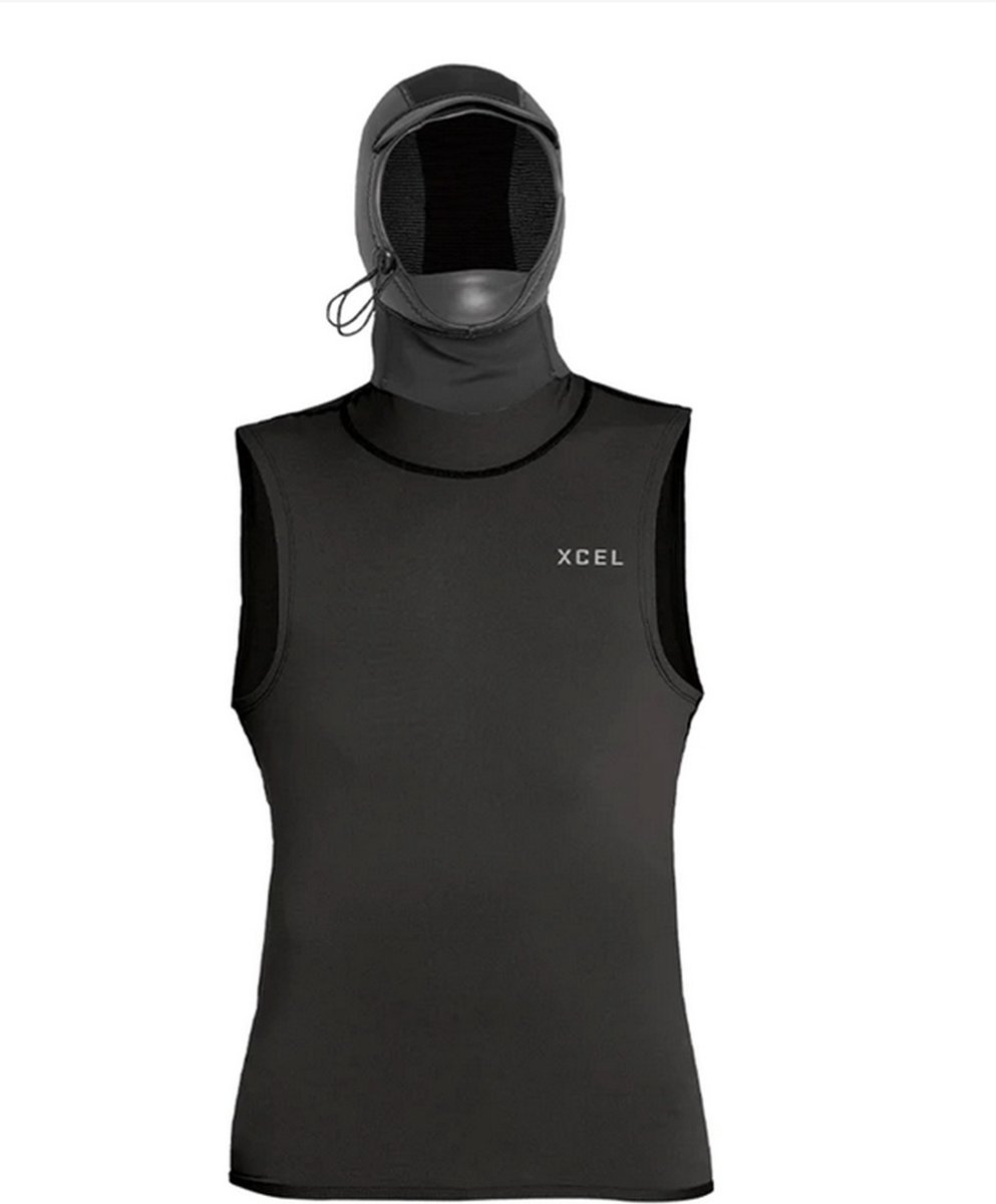 Xcel INSULATE-X Eco Thermisch Vesten Met Capuchon - Blac