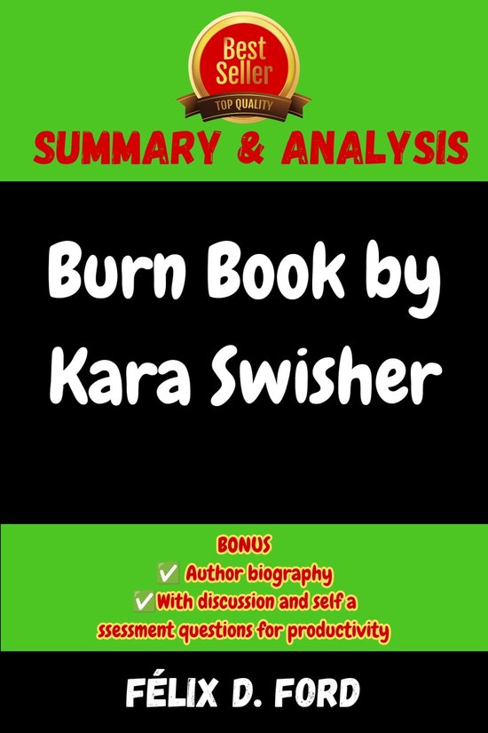 In a nutshell series Summary and Analysis of Burn Book by Kara