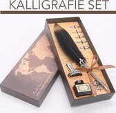 Vintage stijl kalligrafie vulpen - met inkt en 5 extra tips.