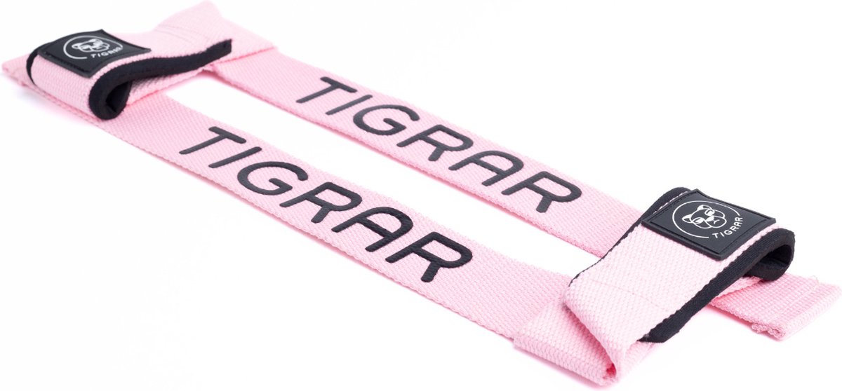 Tigrar Lifting Straps Fitness Accessoires - Roze - Nylon - Soft Padding