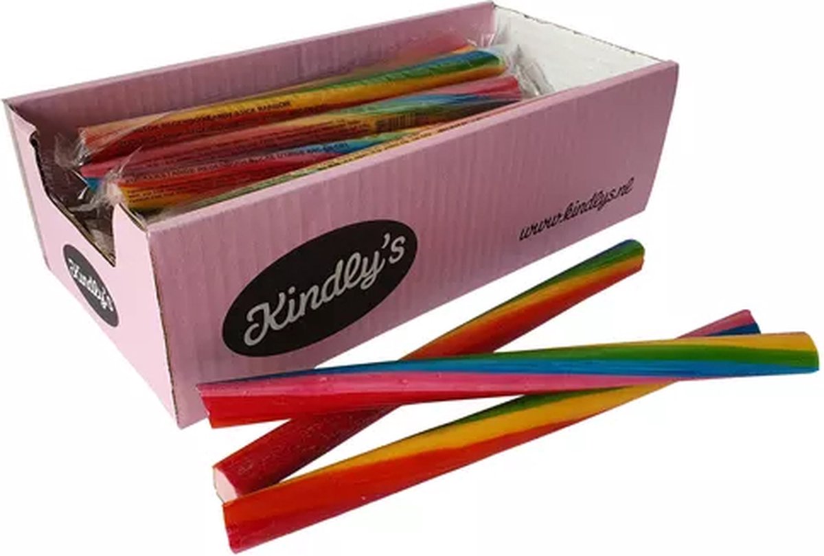 Kindly's - Zuurstok Regenboog - 24 stuks