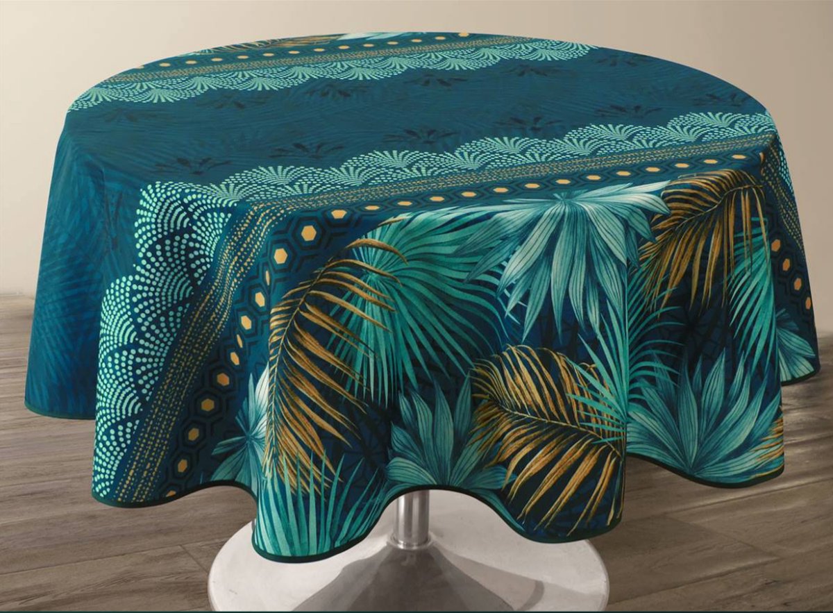 Tafelkleed anti-vlek Paradis ovaal 240 cm Tafellaken - Decoratieve Tafel Accessoires - Woonkamer Decoratie - Bonne et Plus®