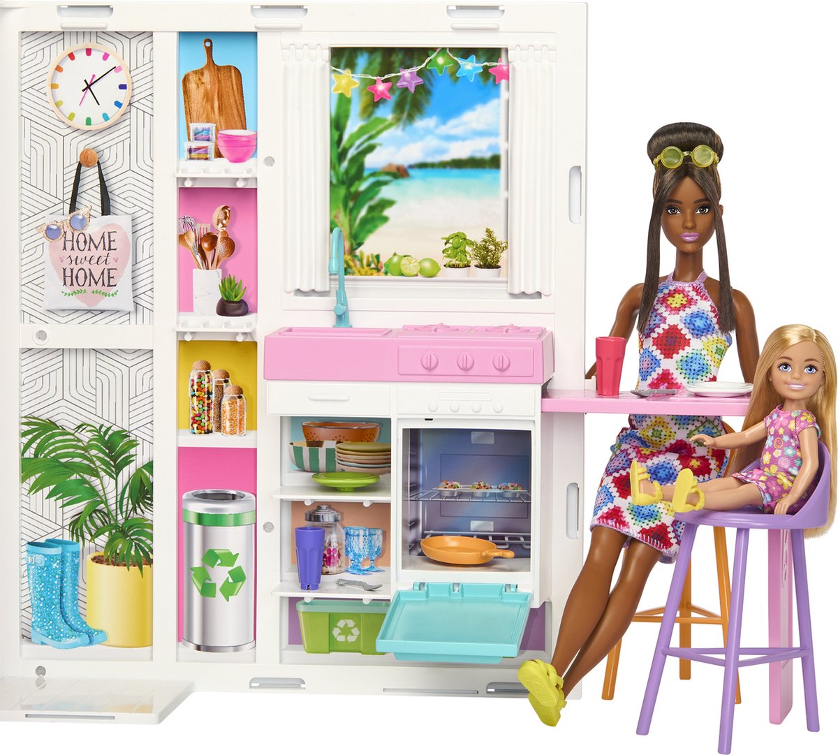 Barbie 65 jaar Vakantiehuis - Barbiepop - Poppenhuis — afbeelding 4