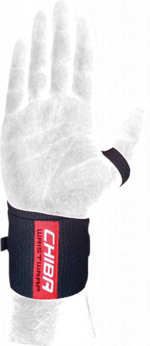 Chiba 40426 Wrist Bandage Black - Accessoires - Trainings uitrusting