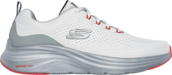 Skechers Vapor Foam Heren Instappers - Grijs/Oranje - Maat 46