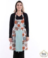 Tulipa Master Keukenschort met Handdoek Bruin Love Professioneel Verstelbaar Kookschort BBQ Schort Horecakwaliteit Schorten voor vrouwen One Size Fits All