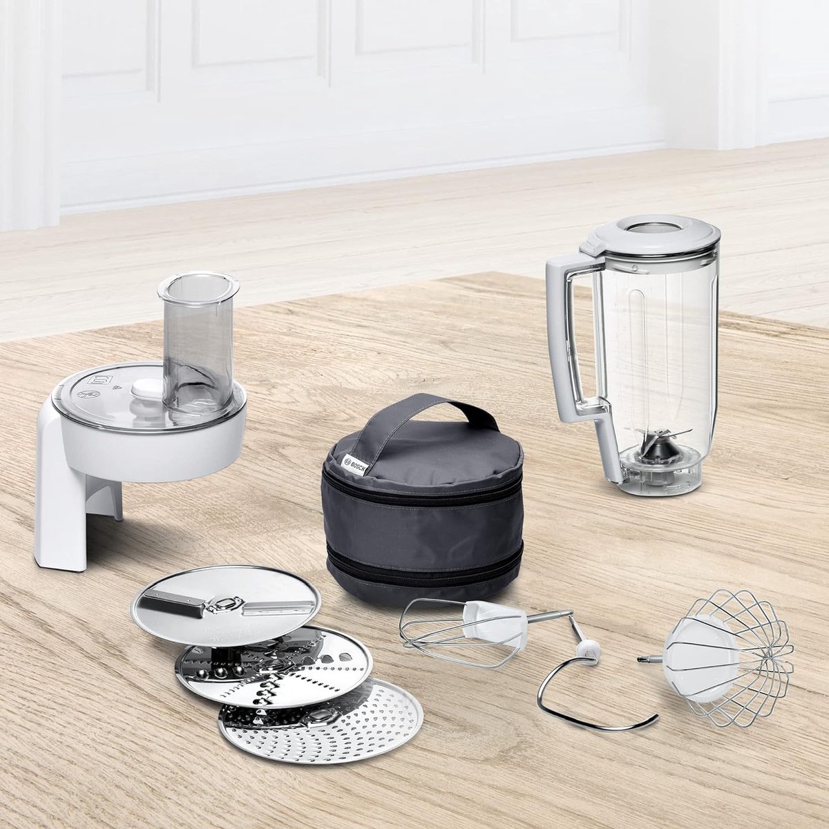 Bosch MUM58W20 keukenmachine 3,9 l Zilver, Wit 1000 W thumbnail 3