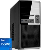 PC de bureau Intel avec Core i7 11700 - 32 Go de RAM - 1000 Go NVMe M.2 SSD - WiFi - Bluetooth - Windows 11 Pro (DT-373046)