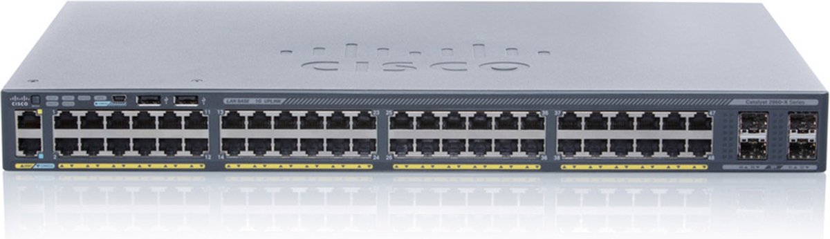 kaiです Cisco Catalyst 2960-X Switch - 48 poorten - Rack-montage - PoE | bol