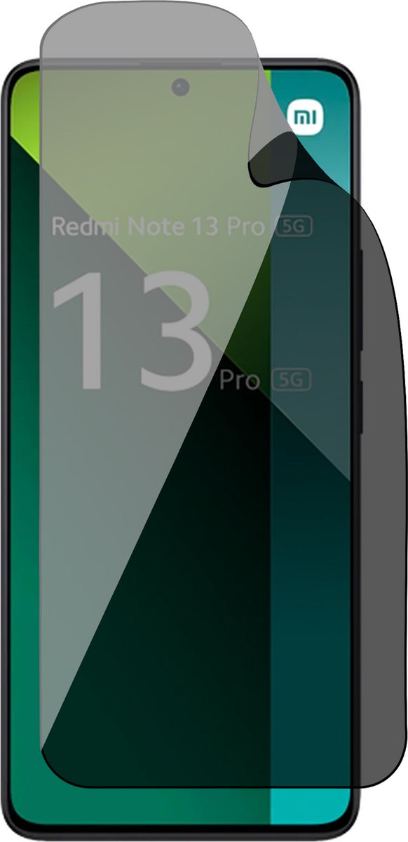 Privacy Screenprotector geschikt voor Xiaomi Redmi Note 13 Pro - 1x FlexGuard Screen Protector