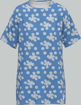 TOM TAILOR - Stretch Cotton - Dames Nachthemd - Blauw - Maat M