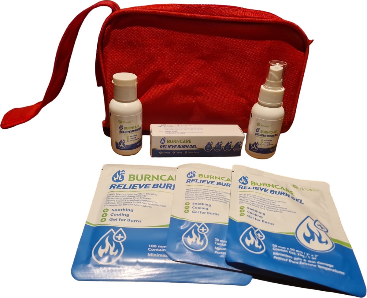 Goedkoopste Burncare - Verbandtas consument voor brandwonden - 6 delig - eerste hulp