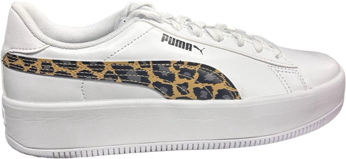 Puma Lily platform Leo Sneakers Mannen /Panterprint Wit