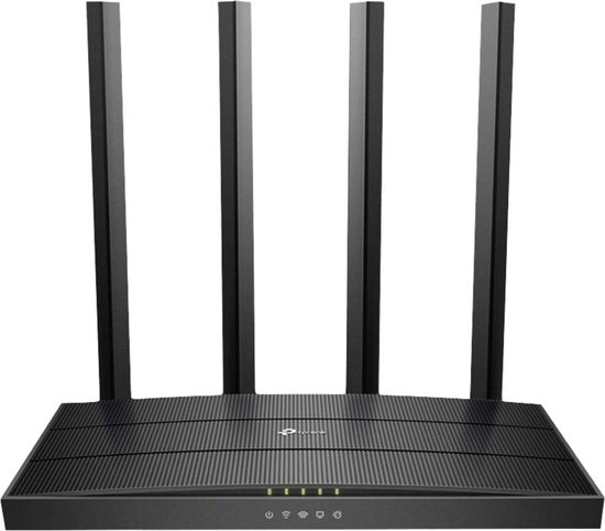 TP-Link Archer C6 - Draadloze Router - 1200 Mbps - WiFi 5 - Zwart