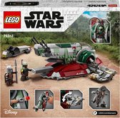 LEGO 75312 Star Wars Boba Fett's ruimteschip, set met 2 minifiguren, speelgoed voor kinderen vanaf 9 jaar