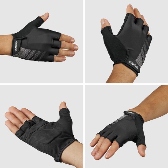 GripGrab - Ride RC Lite Korte Vinger Zomer Fietshandschoenen met Padding - Zwart - Unisex - Maat S van Gripgrab — afbeelding 5
