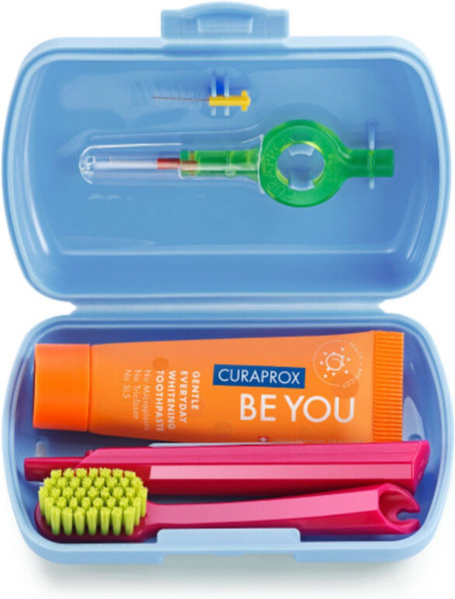 Goedkoopste Curaprox Reisset Blauw 1 set