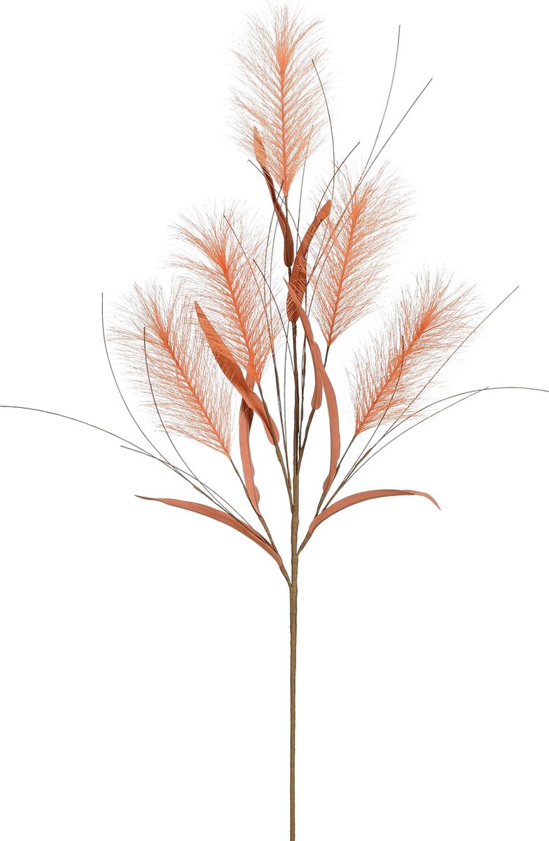 Mica Decorations Mica-pluimgras oranje-79x25x25