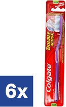 Colgate Double Action Medium Tandenborstel - 6 stuks