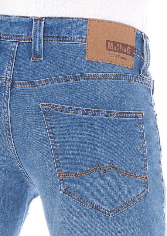Mustang Jeans pour hommes Real X Oregon Tapered K tapered Blauw 38W / 36L