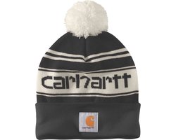 Carhartt Mütze Knit Cuffed Logo Beanie Black