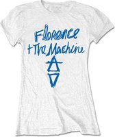 Florence & the machine ladies t-shirt'hand drawn logo' maat medium