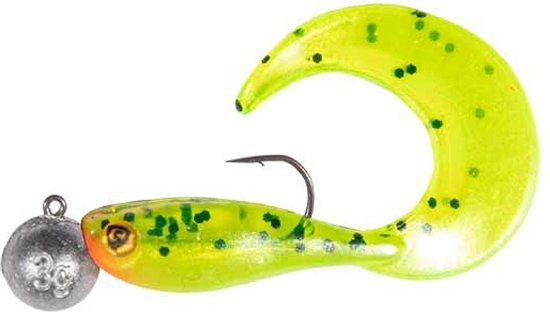 Fox Rage Loaded Softbait Ultra UV Micro Grub Tail 4cm 3g haak 4 (4 pcs) Mixed Colours van Fox — afbeelding 5