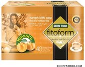 Shiffa Home - Thé aux abricots Fitoform | Thé Natural | Thé Detox & minceur | 100% naturel | En bonne santé | 40 sachets de thé |
