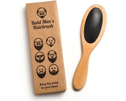 Haarborstel voor Kale Mannen – Grappig Cadeau voor Kaal hoofd, Humoristische Hoofdmassage Borstel voor Mannen
