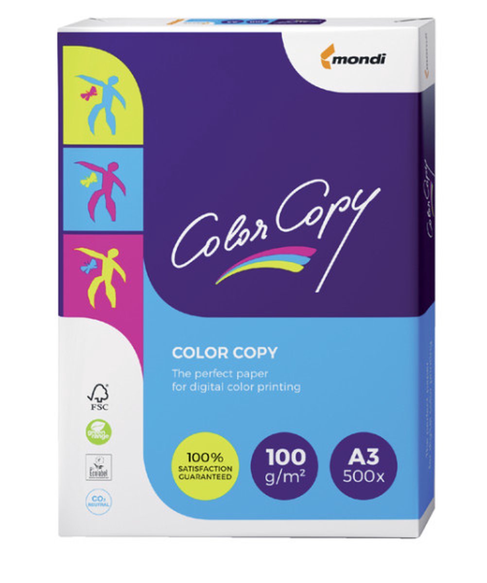 Laserpapier color copy a3 100gr wit | Pak a 500 vel