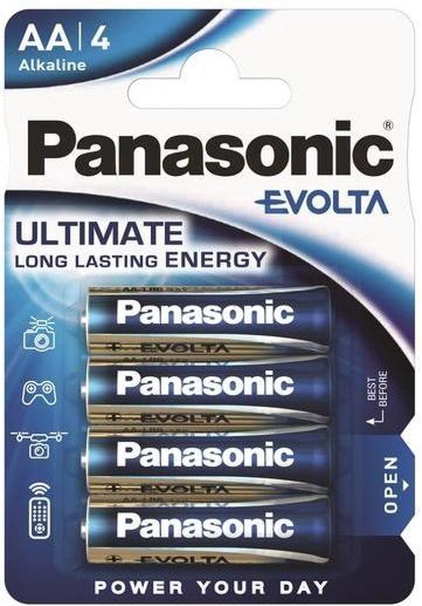 Panasonic Evolta AA LR6 Alkaline Batterij 240 stuks