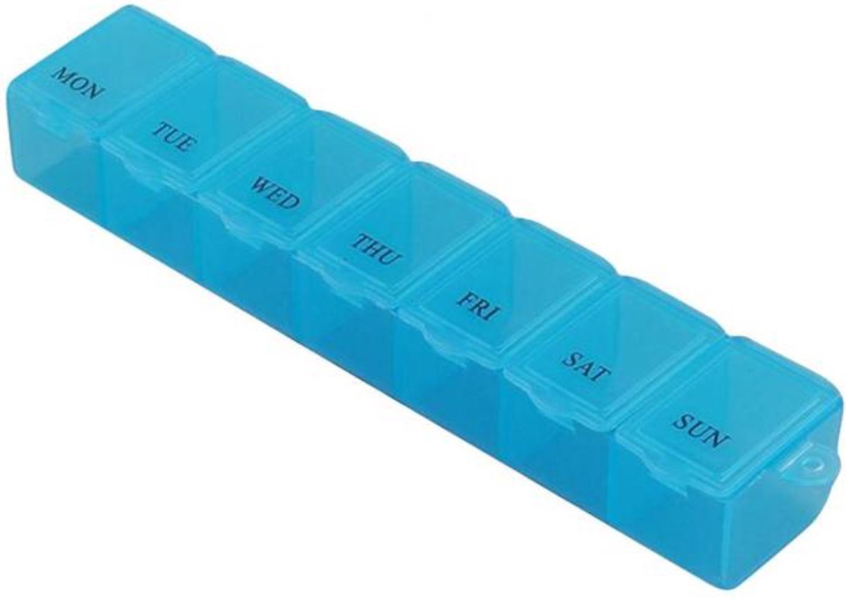 Goedkoopste Finnacle - 7-Daagse Pillendoos - Blauw - Medicijnen Sorteren - Pillendoosje