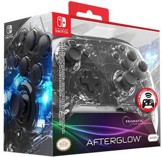 PDP AfterGlow - Switch Controller - Grijs - Nintendo Switch - PDP