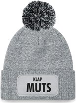 Chapeau de patinage gris avec citrouille - Klapmuts - soBAD. | Sports d'hiver | outfit après ski Bonnet chaud pour Adultes | Bonnet pour hommes et femmes | Patinage | Chapeau d'hiver