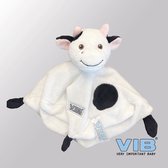 VIB® - Knuffeldoekje Koe - (Zwart/wit) - Babykleertjes - Baby cadeau