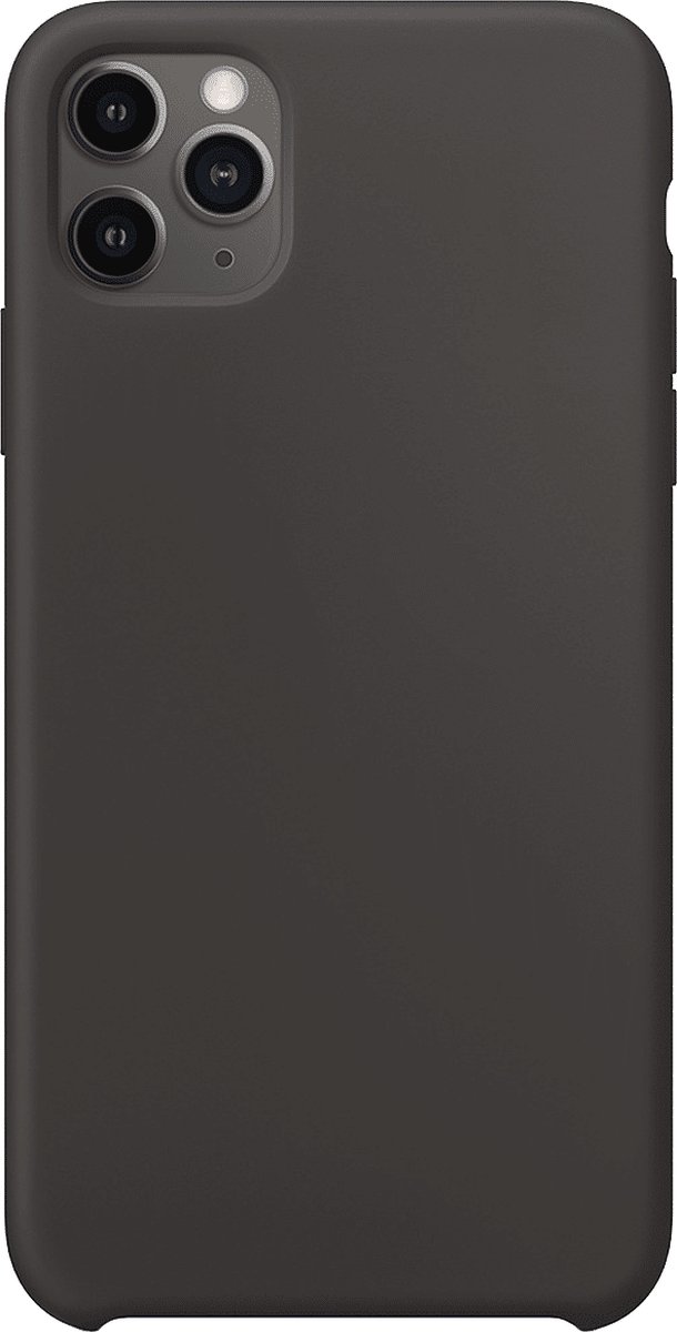 Geschikt voor: iPhone 11 Pro Max Siliconen Back Cover - Zwart
