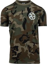 Fostex T-shirt Allied Star - punisher camouflage