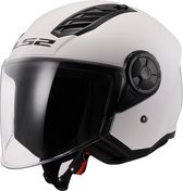 LS2 OF616 AIRFLOW II SOLID GLOSS WHITE-06 XS - Maat XS - Helm