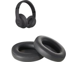 Oorkussens geschikt voor Beats By Dr. Dre Studio 2.0/3.0 wireless - Koptelefoon oorkussens voor Beats Studio antraciet