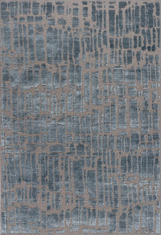Vloerkleed Acsento Chiara 1018 Anthracite Blue - maat 160 x 230 cm