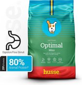 Husse Optimal Mini - Hondenvoer Droog, Hondenbrokken, Droogvoer, Hondenvoeding - 5 x 150g Proefpakket