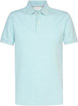 Profuomo slim fit heren polo - blauw - Maat: S