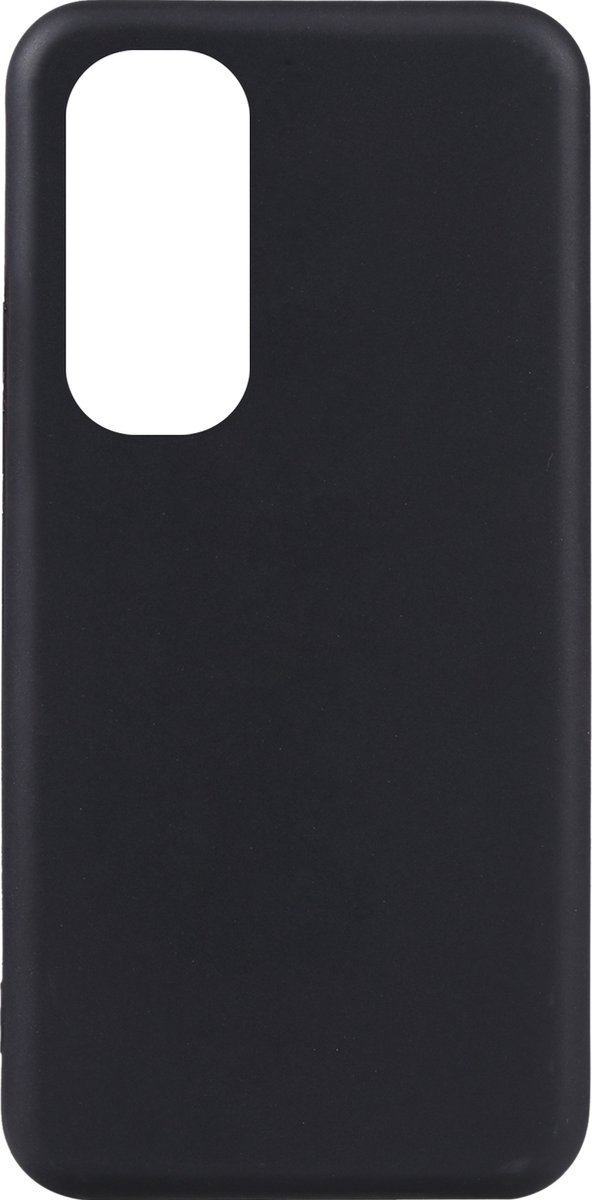 Mobigear Hoesje geschikt voor Samsung Galaxy S23 FE Telefoonhoesje Flexibel TPU Extra Dun | Mobigear Colors Backcover | Galaxy S23 FE Case | Back Cover - Zwart