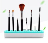 Make up borstel houder draagbare make-up organizer Cosmetische opbergbox make-up kwasten Groen