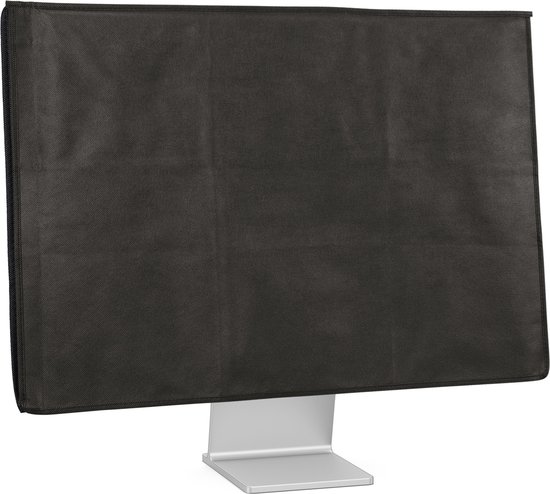 Housse écran TV Kwmobile 32 Pouces - Protection En Lin Design, Anti-poussière, Ouverture Arrière Pratique